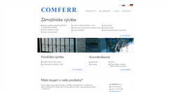 Desktop Screenshot of comferr.sk